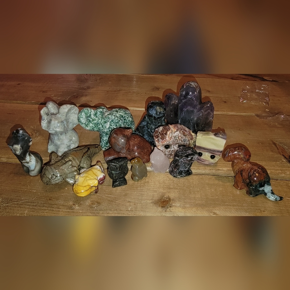 Crystal carvings